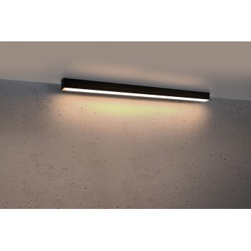 Plafon PINNE 90 czarny 3000K