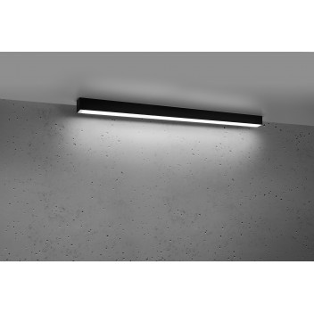 Plafon PINNE 90 czarny 4000K