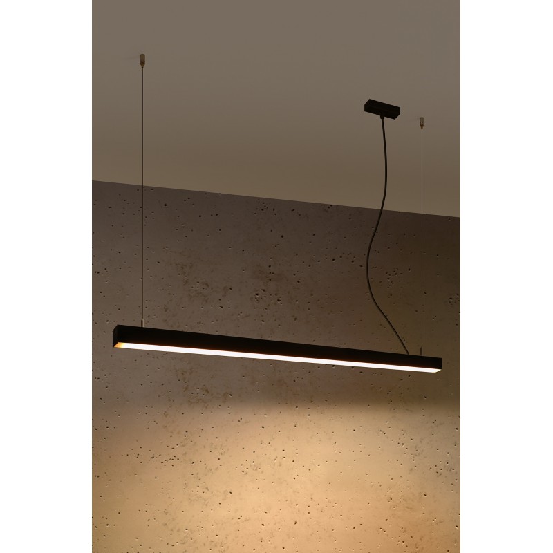Lampa wisząca PINNE 117 czarna 3000K