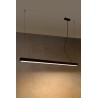 Lampa wisząca PINNE 117 czarna 3000K
