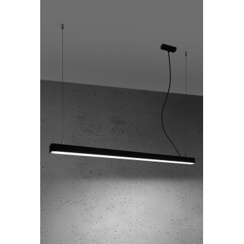 Lampa wisząca PINNE 117 czarna 4000K