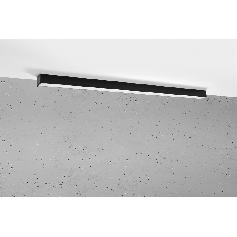 Plafon PINNE 117 czarny 3000K