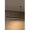 Lampa wisząca PINNE 150 czarna 3000K