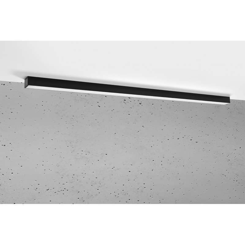 Plafon PINNE 150 czarny 4000K
