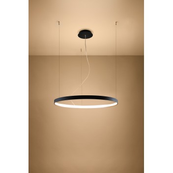 Żyrandol RIO 78 czarny LED 3000K