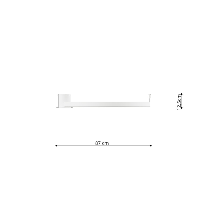 Plafon RIO 78 biały LED 4000K