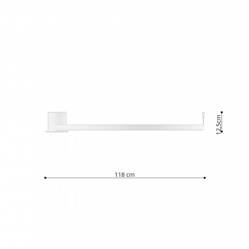 Plafon RIO 110 biały LED 4000K