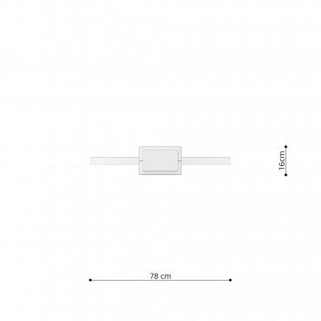 Lampa wisząca RIO 78 złota LED 4000K