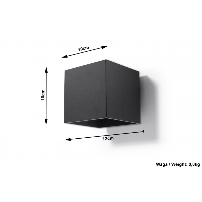 Kinkiet QUAD 1 Czarny
