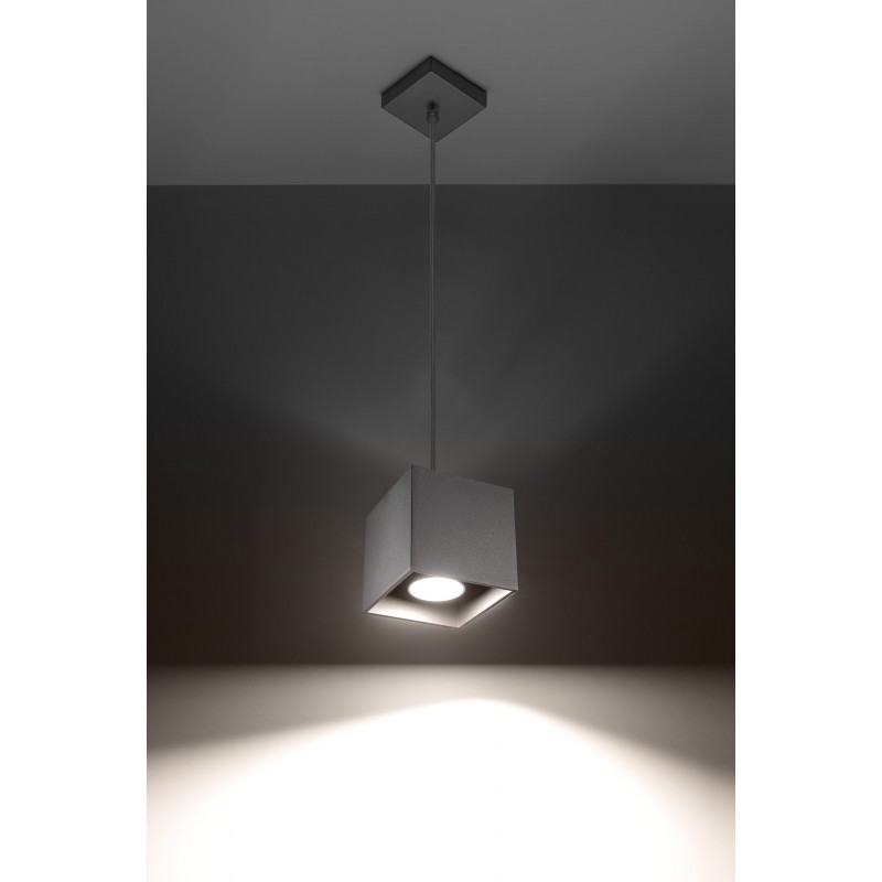 Lampa Wisząca QUAD 1 Szary