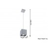 Lampa Wisząca QUAD 1 Szary