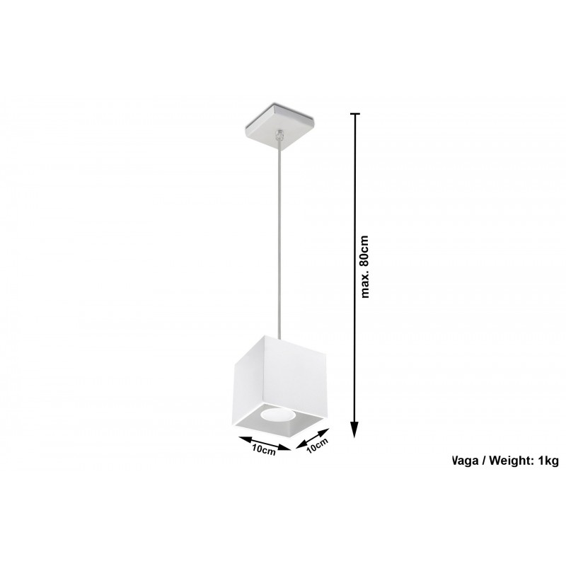 Lampa Wisząca QUAD 1 Biały