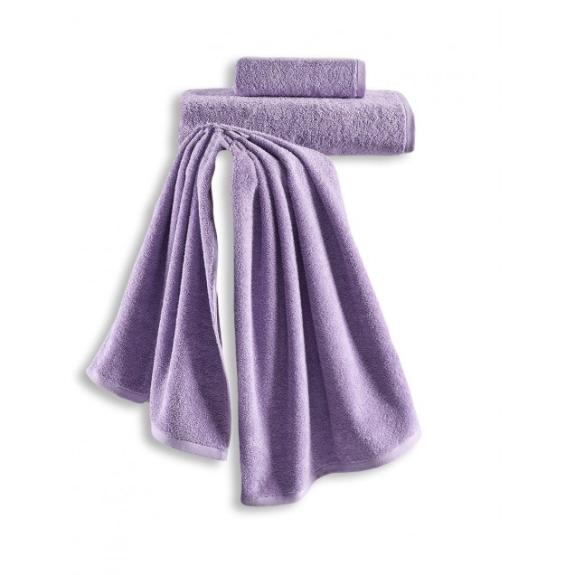 Ręcznik bawełniany frotte EFOR/3162/lilac 40x60  - 1