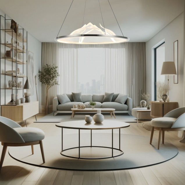 Designerska lampa wisząca 1981-03-PB1-PB salon jadalnia sypialnia LUCEA - 2