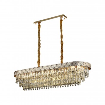 Designerska lampa wisząca 100cm 1978-04-L16-SG salon jadalnia sypialnia LUCEA