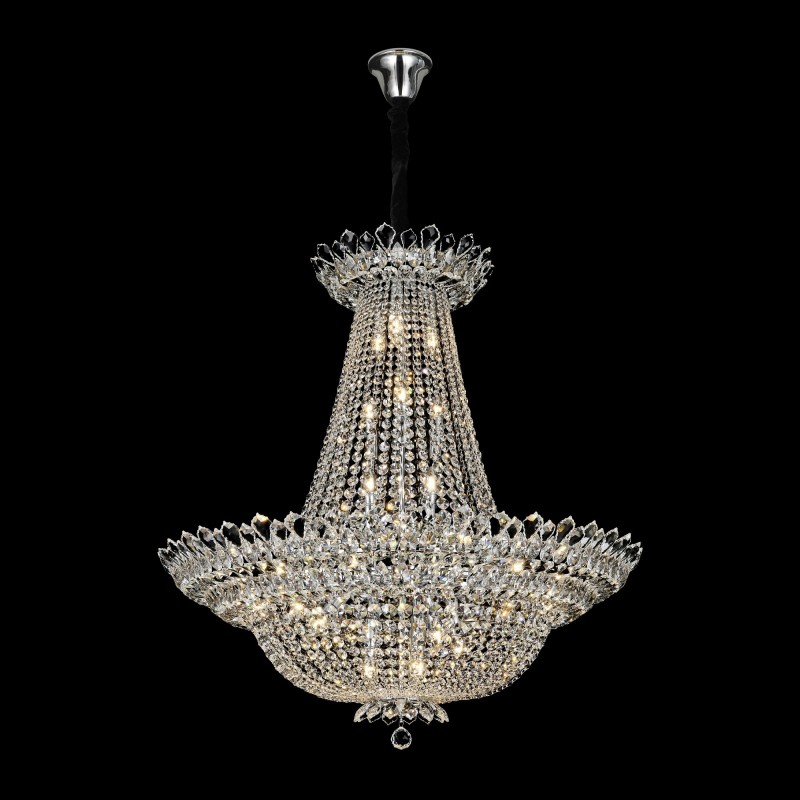 Designerska lampa wisząca 80cm 1972-02-P28-CR salon jadalnia sypialnia LUCEA