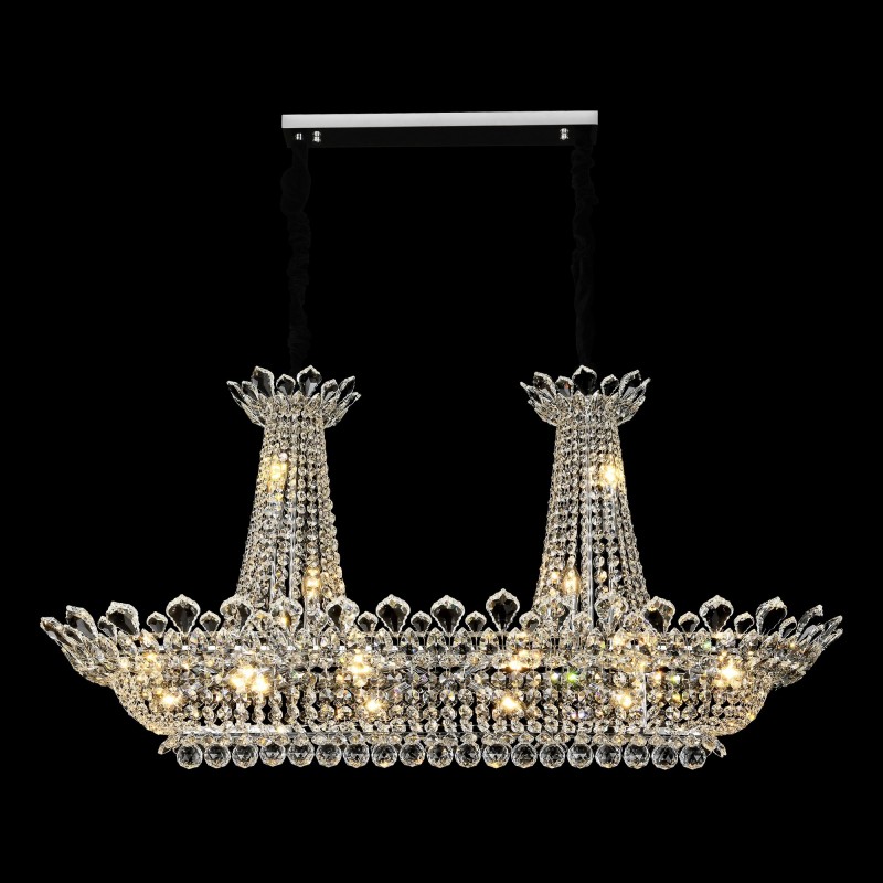 Designerska lampa wisząca 80cm 1972-03-L16-CR salon jadalnia sypialnia LUCEA