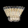 Designerska kryształowa lampa ścienna kinkiet 1973-04-W01-GD salon jadalnia sypialnia LUCEA