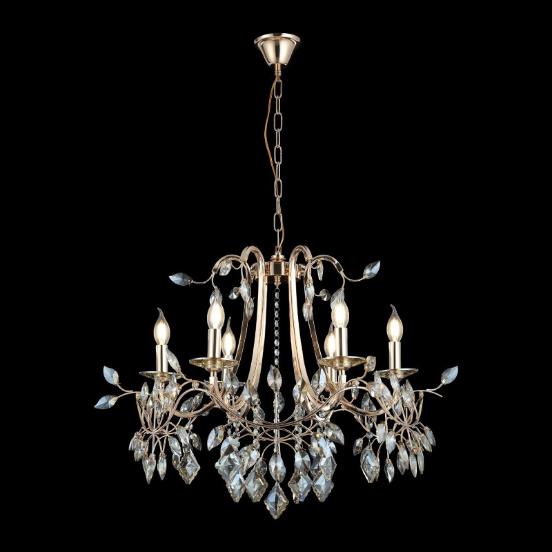 Elegancka lampa wisząca żyrandol CASTELLO 80684-01-P06-FG  salon jadalnia sypialnia LUCEA