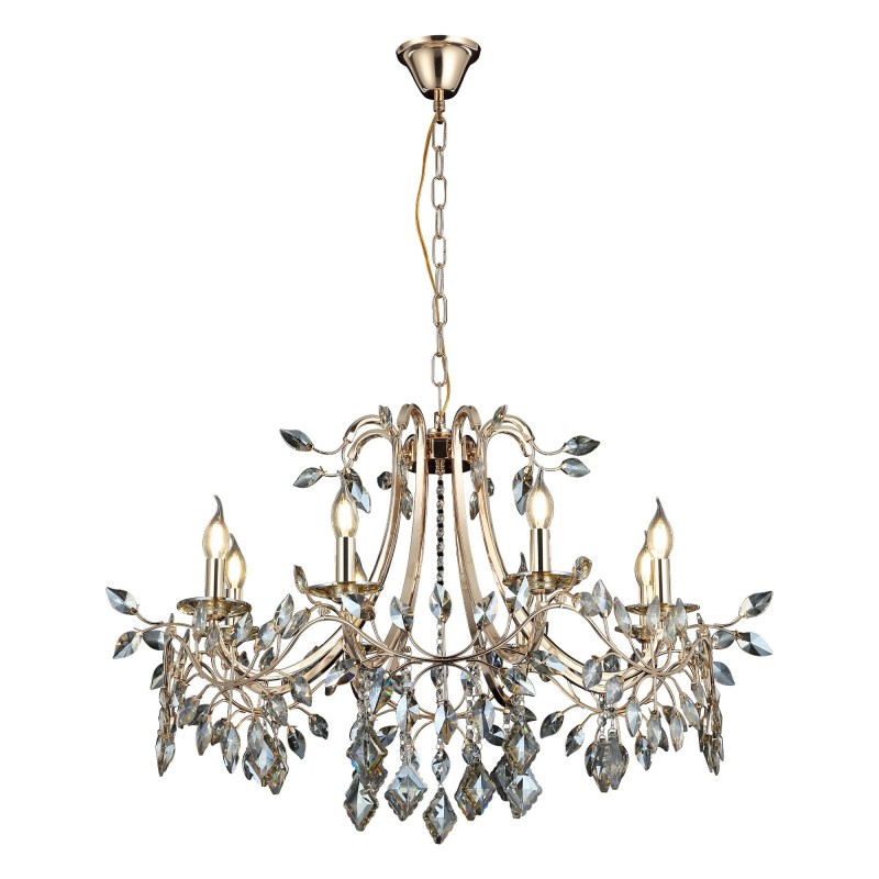 Elegancka lampa wisząca żyrandol CASTELLO 80684-02-P08-FG  salon jadalnia sypialnia LUCEA