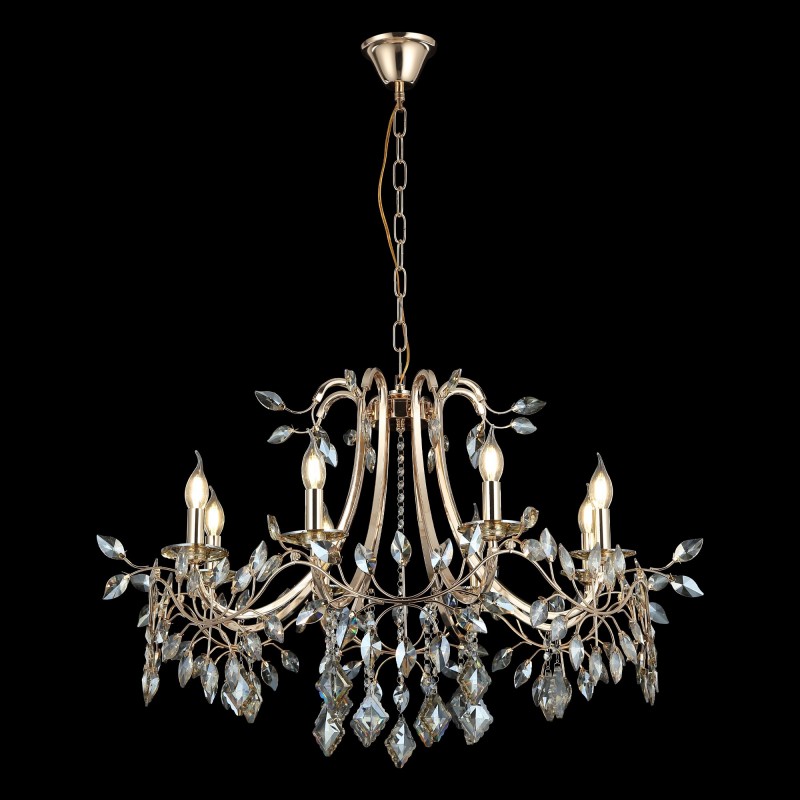 Elegancka lampa wisząca żyrandol CASTELLO 80684-02-P08-FG  salon jadalnia sypialnia LUCEA