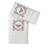 Ręcznik bawełniany frotte MARIA/3675/cream 50x90+70x140 kpl. 