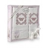Ręcznik bawełniany frotte MARIA/3675/cream 50x90+70x140 kpl. 