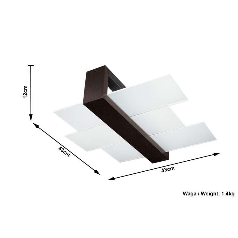 Plafon FENIKS 2 Wenge