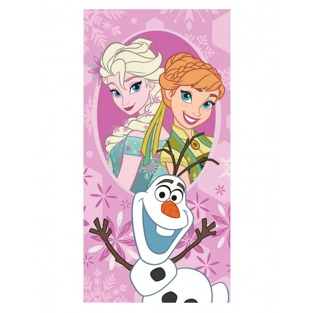 Ręcznik bawełniany 70x140 Frozen Anna i Elsa 