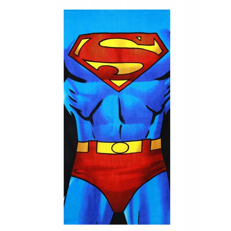 Ręcznik bawełniany 70x140 Superman sylwetka 