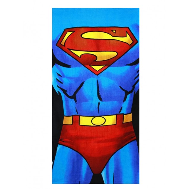 Ręcznik bawełniany 70x140 Superman sylwetka 
