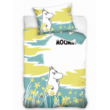 Pościel bawełna 100x135 + 40x60 Muminki 