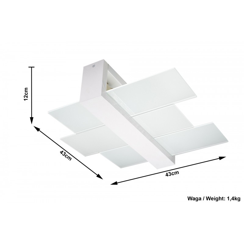 Plafon FENIKS 2 Biały