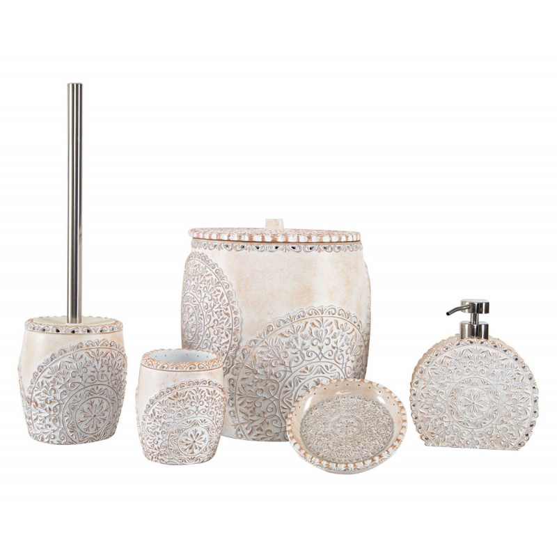 Akcesoria łazienkowe kpl.5 cz/VANESSA KREM 