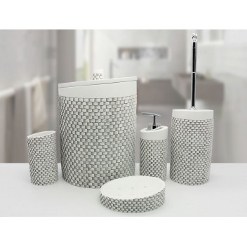 Akcesoria łazienkowe kpl.5 cz/WALL EKRU 