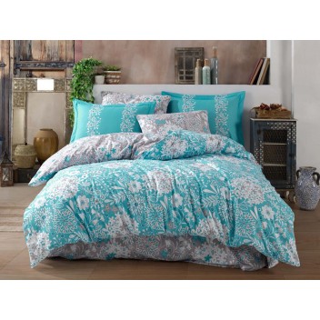 Pościel bawełniana ANCELICA TURQUOISE 200x220 Hobby 