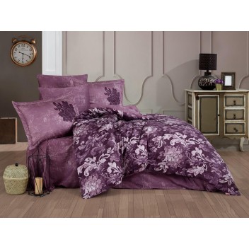 Pościel satyna bawełniana ADELE VIOLET/200x220 Hobby 