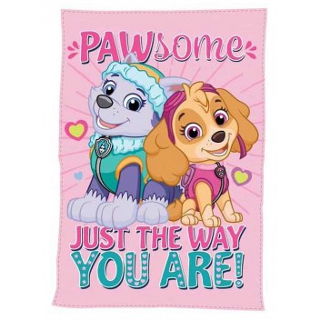 Koc polarowy 100x140 Psi Patrol Skye i Everest 