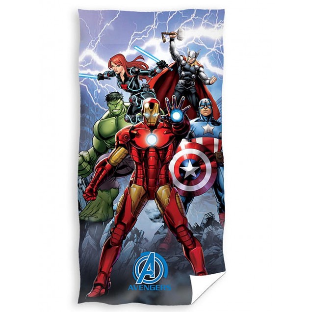 Ręcznik bawełniany 70x140 Avengers Ironman 