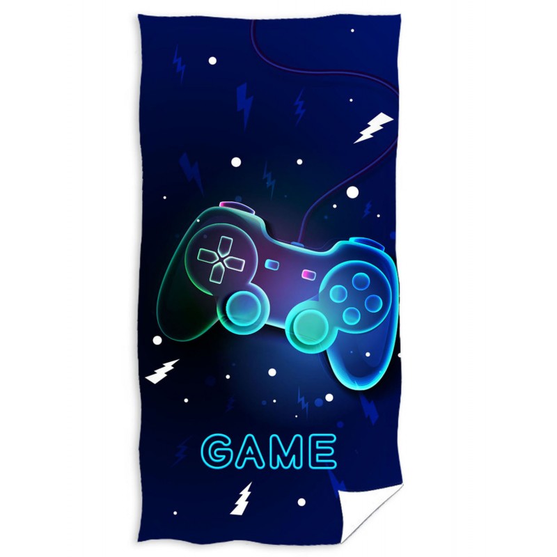 Ręcznik bawełniany 70x140 Game neonowy 