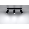 Plafon RING 3L Czarny