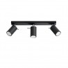 Plafon RING 3L Czarny