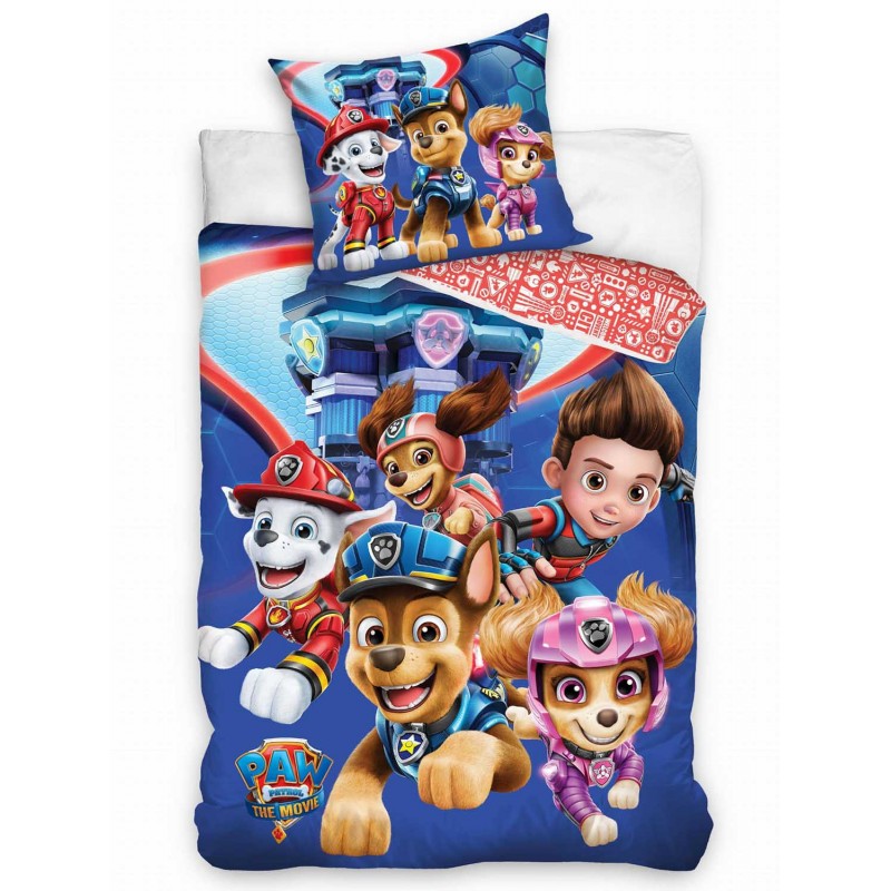 Pościel bawełna 160x200+1p70x80 Psi Patrol film animowany 