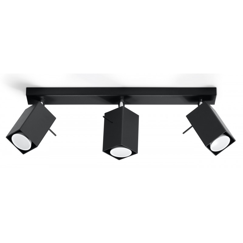 Plafon MERIDA 3 Czarny