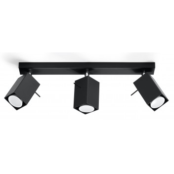 Plafon MERIDA 3 Czarny