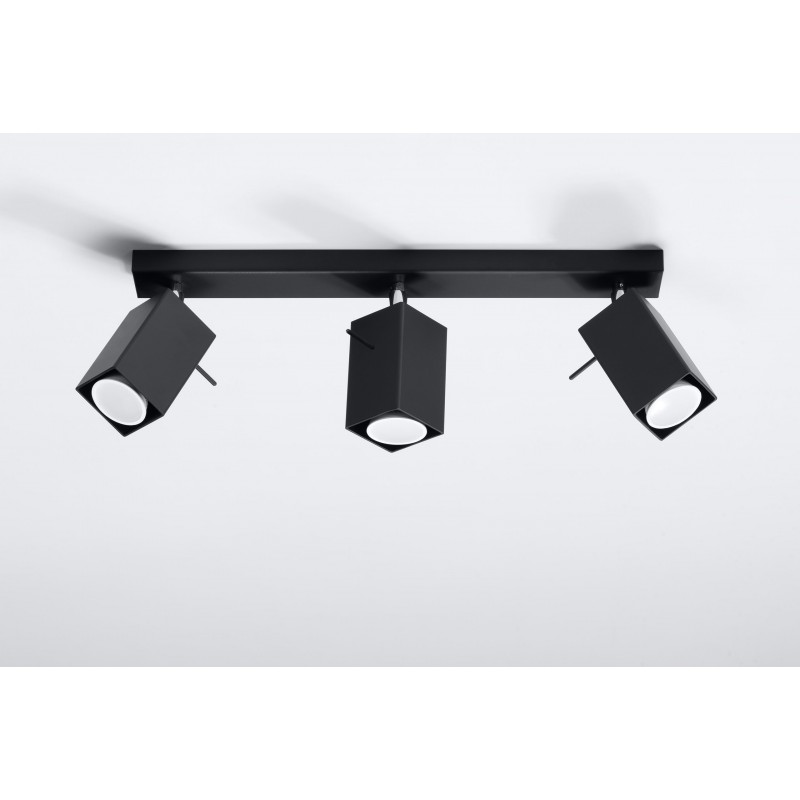 Plafon MERIDA 3 Czarny