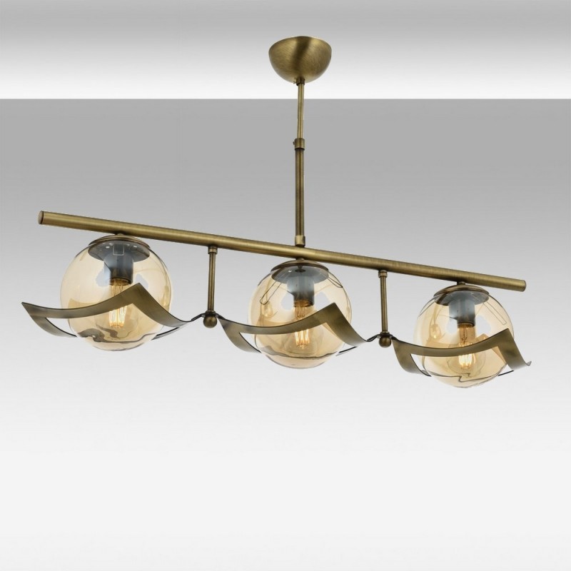 Lampa wisząca żyrandol  avonni salon sypialnia jadalnia  AV-4117-3EY