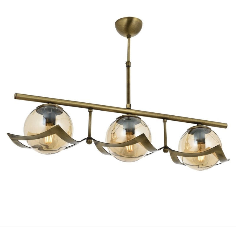 Lampa wisząca żyrandol  avonni salon sypialnia jadalnia  AV-4117-3EY