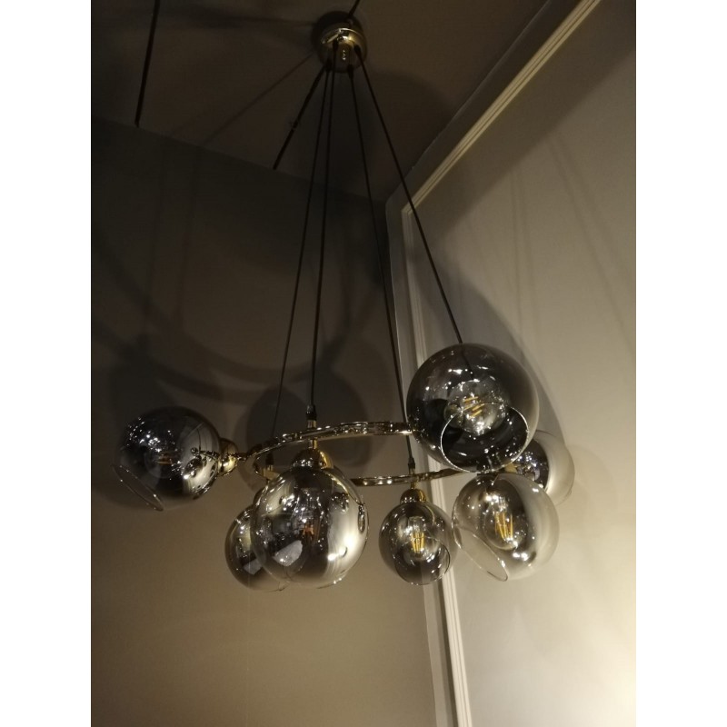 Nowoczesna lampa wisząca 1500-75-04 RANKO  SALON SYPIALNIA JADALNIA LUCEA