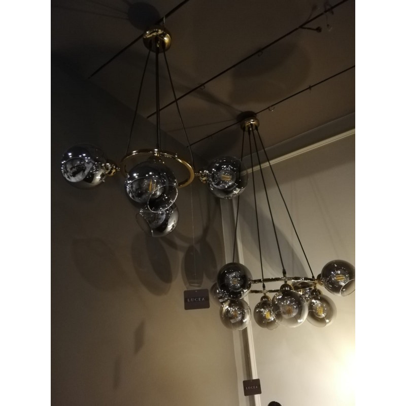 Nowoczesna lampa wisząca 1500-75-08 RANKO  SALON SYPIALNIA JADALNIA LUCEA